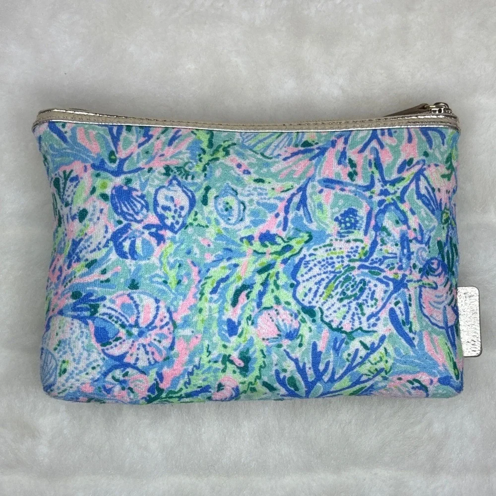 Lilly Pulitzer Vibrant Floral Cosmetic Bag - Picture 3 of 9